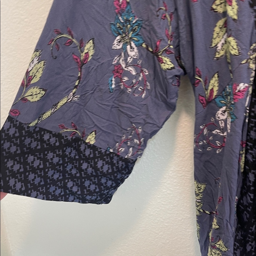 Free People Floral Bohemian Tunic Dress Size: L - Picture 6 of 12